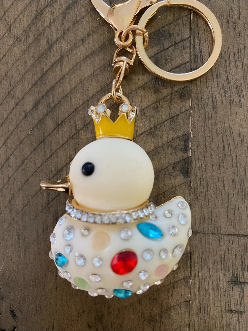 Royal Rubber Duck Bag Charm Keychain